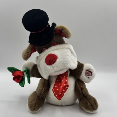 Rare Vintage DanDee Animated Musical Hobo Plush Dog Works