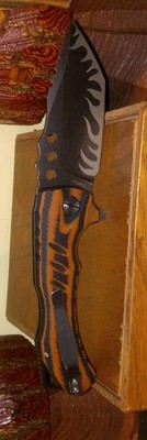 8cr14mov Flipper Folding Knife With G10 Scales  Good Quality Good Price
