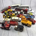 Vtg Antique 30 pcs Tonka & Buddy L Trucks Lot & More Large & Small Scale -Lot #1