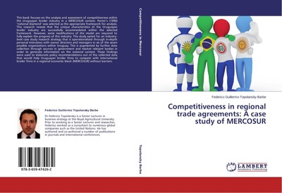 Competitiveness in regional trade agreements: A case study of MERCOSUR Federico 