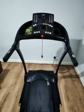 Reebok ZR8 Folding Motorised Electric Treadmill, Incline, Safety Key, Black
