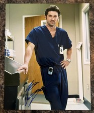 Patrick Dempsey Signed Autographed 8x10 Photo Greys Anatomy Actor PSA/DNA