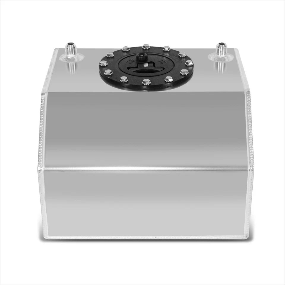 Tanque de gas/cella de combustible metálico de aluminio ligero de 4 galones con tapa de liberación rápida Foto 2 de 4