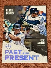 2018 Panini Diamond Kings #PP6 Frank Thomas / Jose Abreu Past and Present