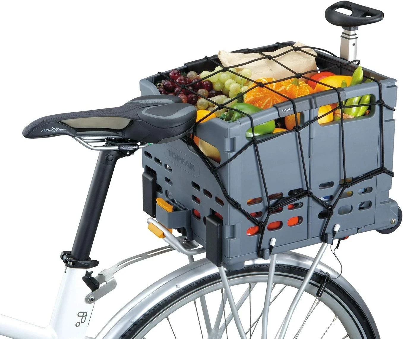 Topeak Bicycle Cargo Net for Baskets and Front/Rear Carrier Racks - Net Only