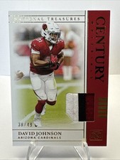 2019 Panini National Treasures Century Materials David Johnson #CM-19 Prime /49