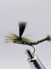 Green Midge Dry Flies Trout Griffiths Gnat Pattern Lot Of 12 