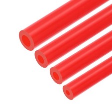 4pcs Vacuum Silicone Tubing Hose 1/8" 3/16" 1/4" 5/16" ID 1/8" Thick 5ft Red