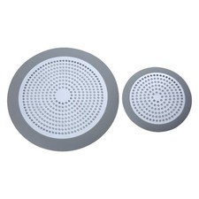 2-Pack Stainless Steel Drain Strainer, Universal for Sink Shower Rubber Gaskets