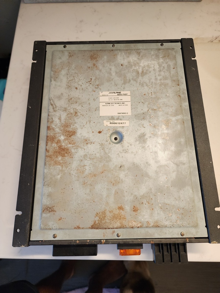 Alpine mrv-f407 old school 4 channel amp | eBay