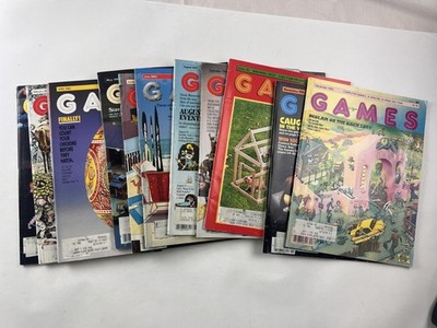Vintage Games Magazine Lot 1983  Puzzle Logic Back Issues Brain Teasers Set