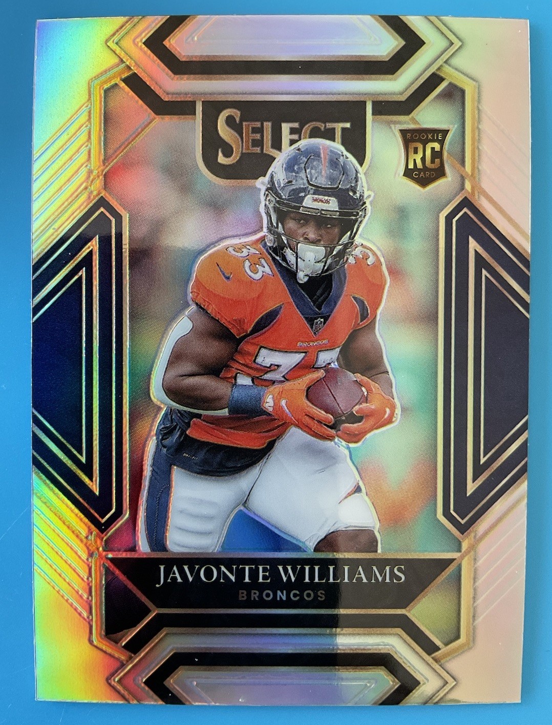 2021 Panini Select #257 Javonte Williams RC Rookie Club Level Silver Prizm