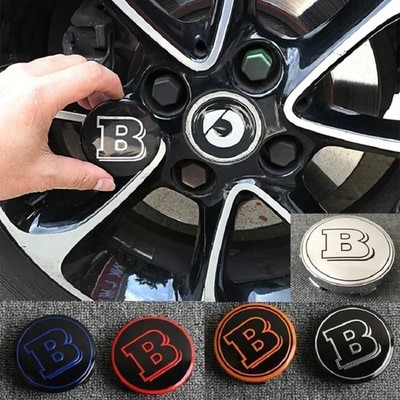4Pcs 75mm Brabus Car Emblem Wheel Center HubCap For Mercedes Benz AMG Apple W204