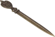 Letter Openers,Luxury Rustic Antique Style Envelope Slitter Cast Iron Knife with