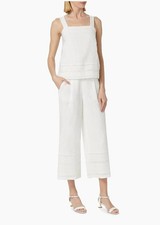 Elie Tahari The Adelle Linen Pants Size M