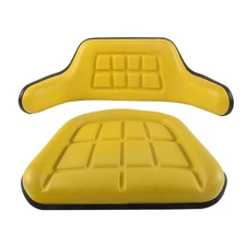 2 Piece Yellow Seat Cushion For John Deere 2030 2040 2440 2640 2350 2550 2630