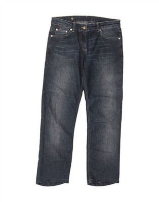 ICEBERG Damen Straight Jeans W30 L28 blau Baumwolle ZB09