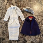 Vintage 1961 Barbie Registered Nurse Outfit Dress Cape Nurses Hat #991 Mattel