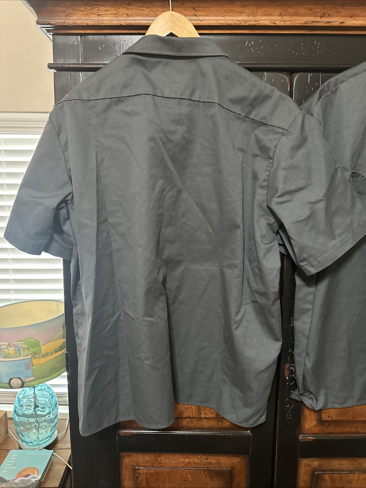 TWO Dickies Temp Control Button Up Work shirts Ch… - image 5