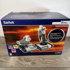 Saitek X52 Flight Control System USB stick and throttle set PS28 PC