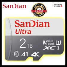 2TB 1TB 512GB 256GB 128GB Micro SD/TF Class 10 U3 SDXC Memory Card High Speed