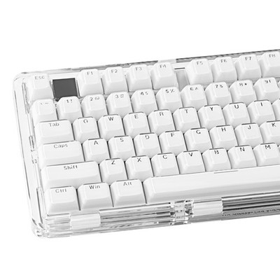 135 PCS Clear Crystal Jelly Keycaps Set MDA Profile Mechanical Keyboard