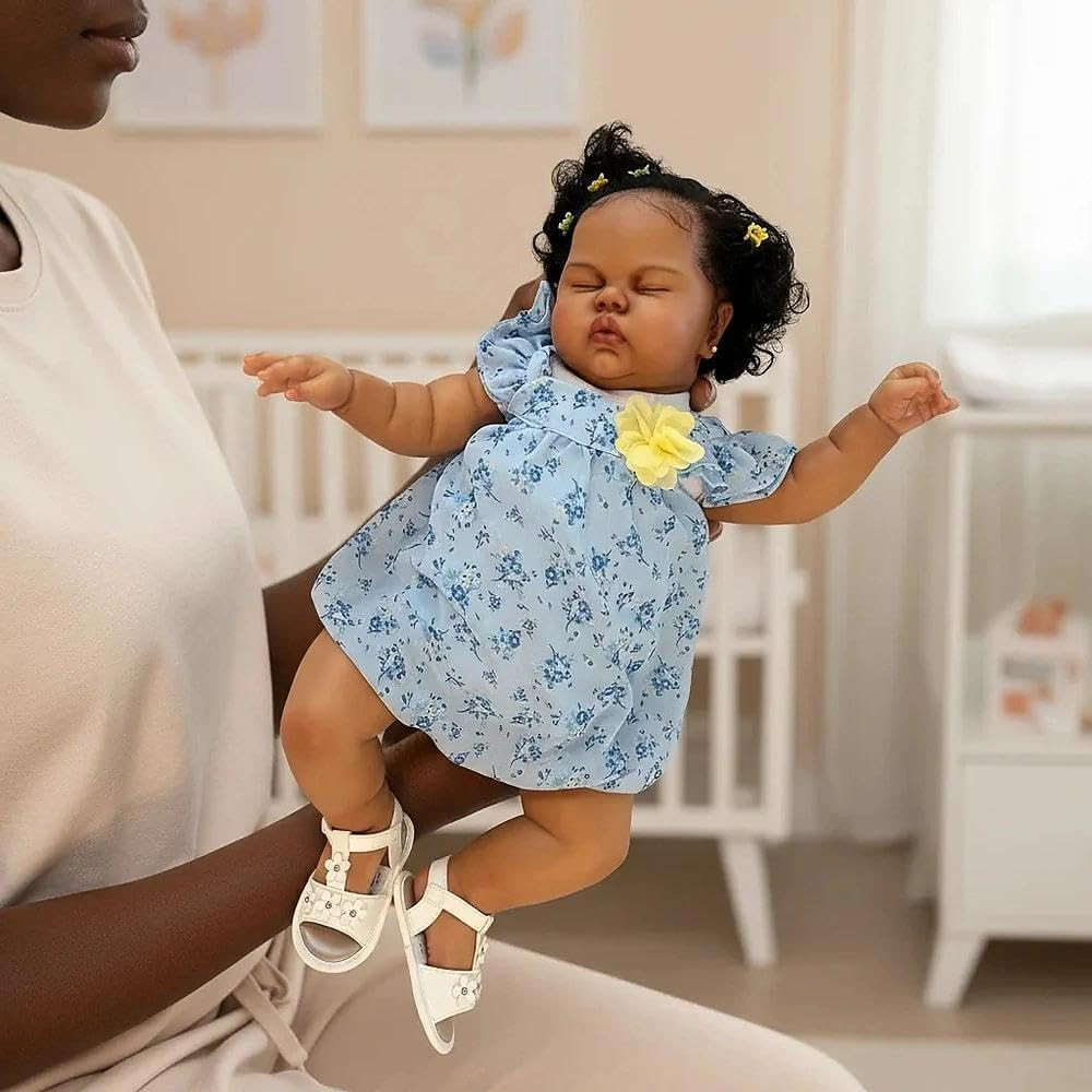 Black Girl, 24 Inch Big Size African American Reborn