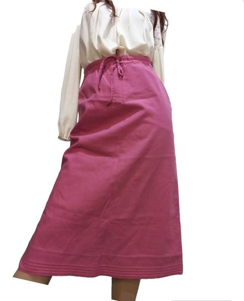 Women Gieves & Hawkes Skirt Pink Linen 36