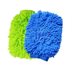 2pcs Microfiber Car Wash Mitt Scratch Free Chenille Auto Cleaning Gloves 2pcs Microfiber Car Wash Mitt Scratch Free Chenille Auto Cleaning Gloves