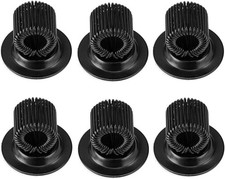 6 Pack Black Plating Pen Holder Clips- Self Adhesive Pen Pencil Holder Pen Clip