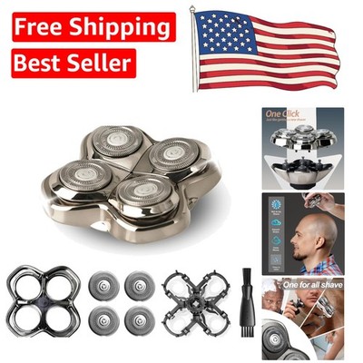 Detachable 4D Floating Blades - Pro Shaver Replacement Head for Smooth Grooming