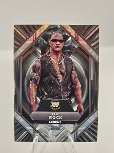 2025 Topps Royalty WWE - THE ROCK - Liquid Silver- LQ-10  - Case Hit SSP