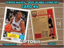 Tyrese Maxey - 2025-26 NBA Living Set® - Card 4 - PRESALE