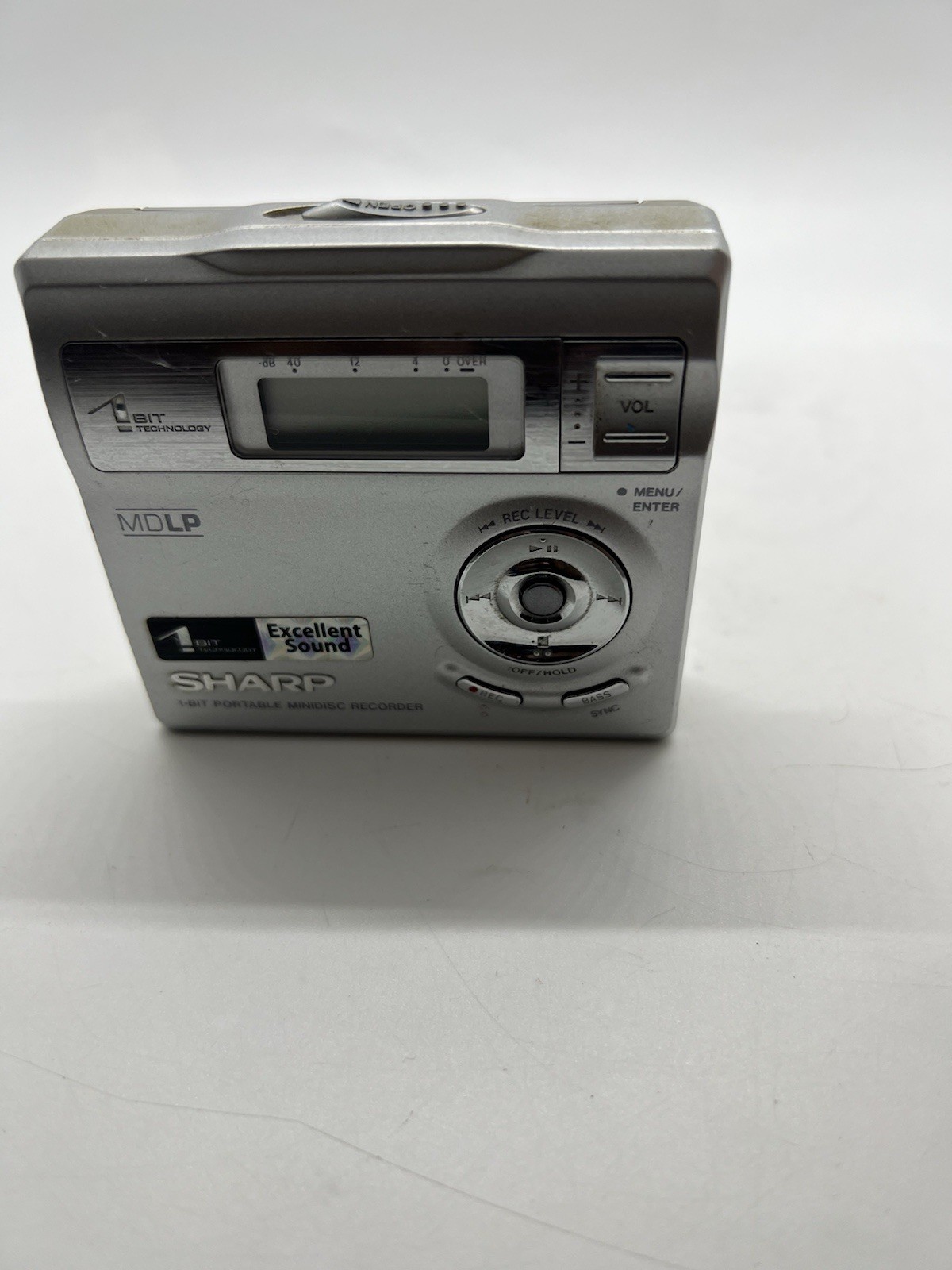 Sharp MD-DR370H Portable Minidisc Player Silver Tested Music Player Unit Only