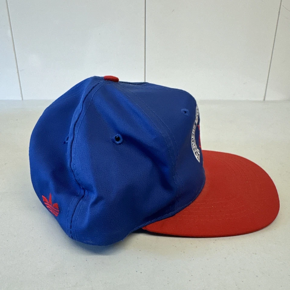Raro Glasgow Rangers FC Vintage Adidas Gorra Fútbol Fútbol Azul Escocia Foto 3 de 4