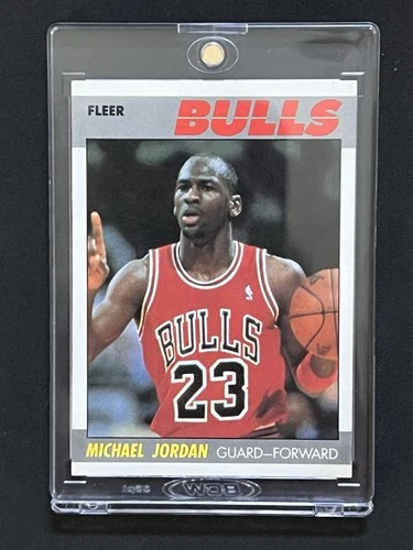 1987 Fleer MICHAEL JORDAN #59 🐐 HOF NM OR BETTER PERFECTLY CENTERED SHARP