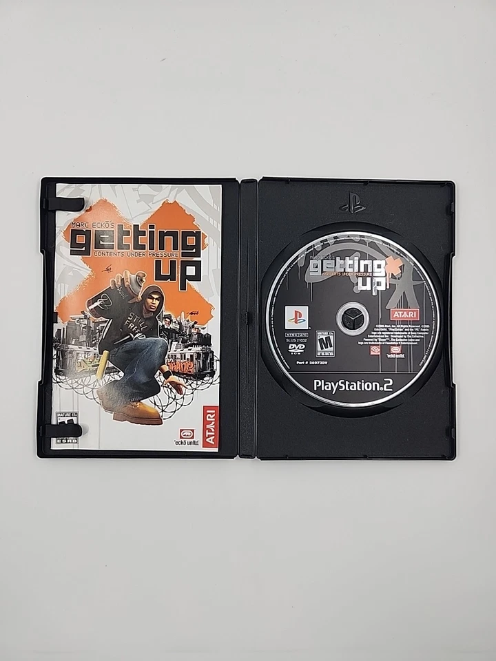 Marc Ecko's Getting Up Contents Under Pressure PS2 PlayStation 2 Completo En Caja Original Foto 3 de 4