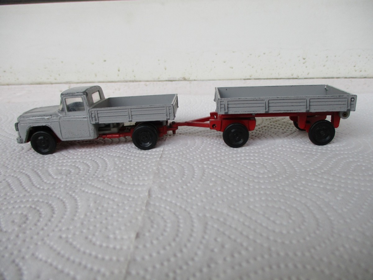 SIKU 1:60 V-Serie Set V222 Ford F500 LKW Pritsche + V225 Anhänger