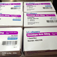 6x MediChoice Envelope Arm Slings Large 8.5" x 17.5" Non- Sterile ASL2105 NIB