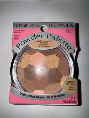 Powder Palette Multi-Colored Bronzer Bronzer #1441, Medium Skin Tones, Brand NEW