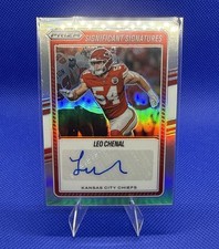 2025 Panini Prizm - Significant Signatures Leo Chenal #SSI-LCL AUTO Chiefs