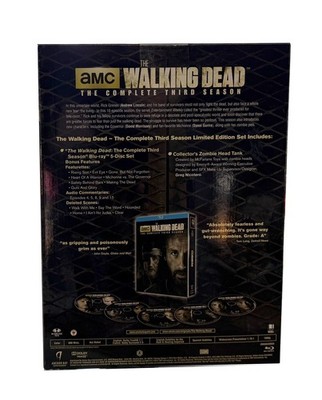 The Walking Dead: the Complete Third Season (Blu-ray, 2012) for