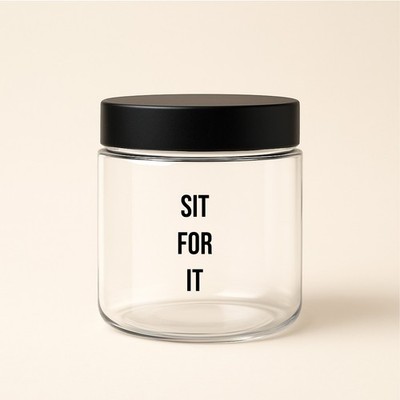Personalized Dog Treat Jar | Custom Snack Container | 8 oz