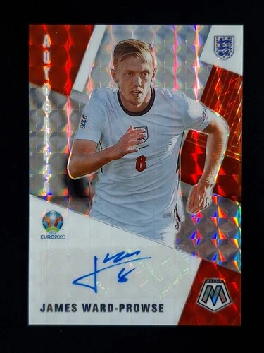 2021 Panini Mosaic UEFA JAMES WARD-PROWSE Auto Prizm England #AM-JW