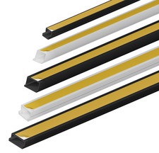 Kabelkanal 2m Kabelleiste selbstklebend PVC Wei&szlig; Schwarz Aufput Kabelschacht EDO