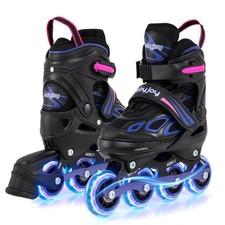 Kids  Inline Skates for Boys Girls Ages 5-7, 4 Sizes Adjustable Blade Roller