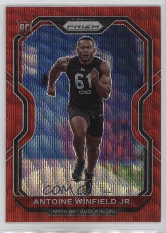 Antoine Winfield Jr. Panini Prizm #322 Red Wave