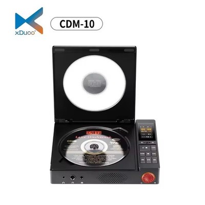 XDUOO CDM-10 Portable Tube CD Player Dual CS43198 DAC Chips 384K DSD256 MQA 
