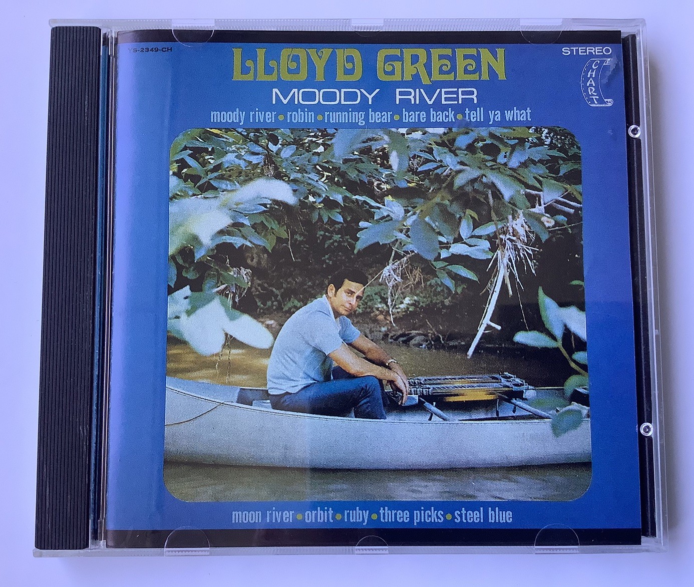 LLOYD GREEN Moody River CD 1993 Double10 28C9006 US Import Steel Slide Guitar EX