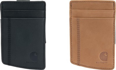 Carhartt Men's Saddle Leather Front Pocket Wallet
